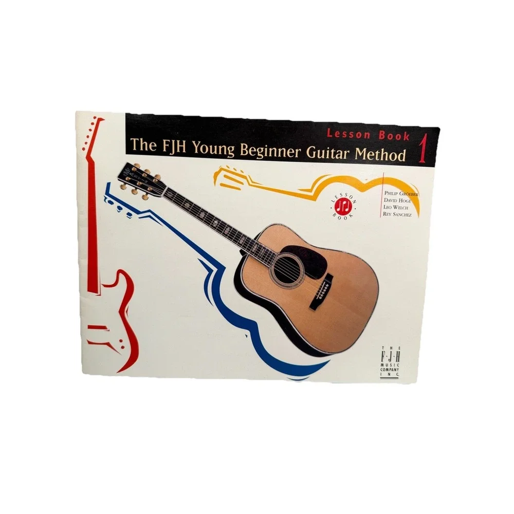 FJH Young Beginner Guitar Method Book 1 + Theory Activity‎ Book Set Learn Chords